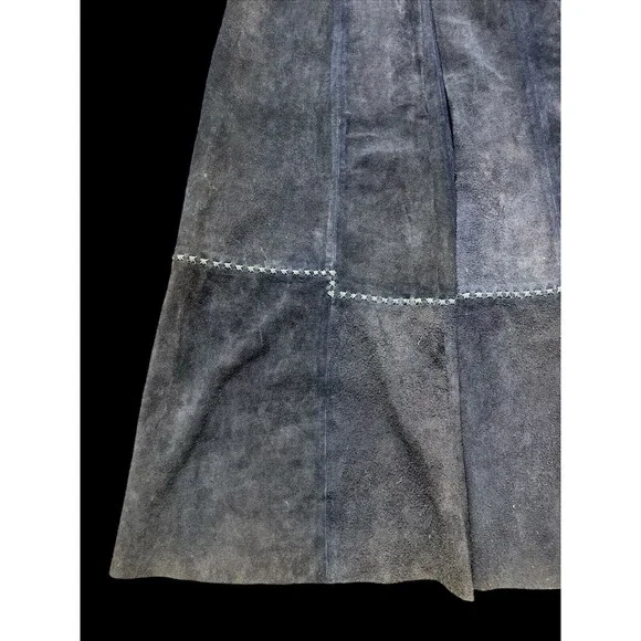 Vtg 70s Char Vest Duster Jacket Hand painted Floral Flower Boho Hippie Hippy - Picture 16 of 16